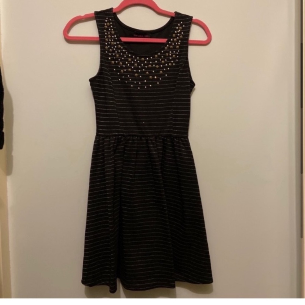 FREE WITH PURCHASE Material Girl Striped Dress